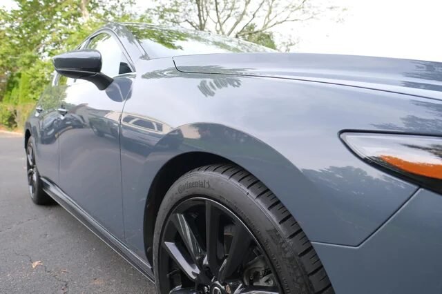 Freshly coated car curing in controlled conditions