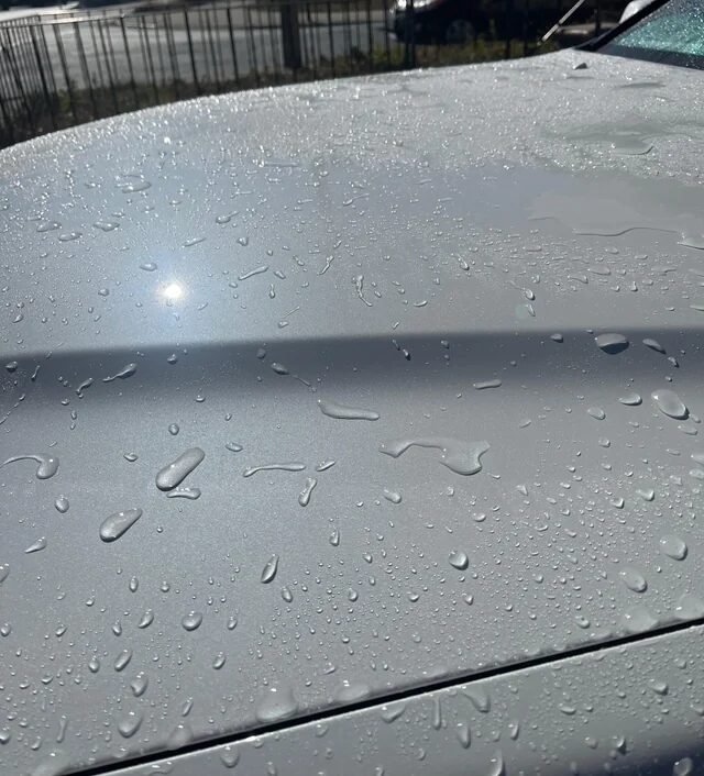 Water no longer beading on degraded coating