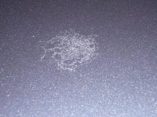 Acid etching marks on car clear coat